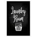 Inkdotpot 1 PieceLaundry Signs for Laundry Room DecorLaundry RoomPoster With Frame Laundry Room Wall Art Signs Framed Wall Decor for Home Laundry 14x20 inches (Black)
