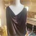 Michael Kors Tops | Michael Kors Gorgeous Draped Neck With Gold-Metal Hardware Straps , Nwt | Color: Black/Gold | Size: L