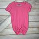 Athleta Tops | Athleta Pink Activewear Short Sleeve Top Fitted Athletic | Color: Pink | Size: M