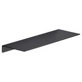 Metal Wall Shelves Black Floating Shelves Bathroom Racks Wall Display Shelves Kitchen Spice Racks(30cm)