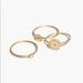 Madewell Jewelry | Madewell My Three Suns Ring Set | Color: Gold | Size: 6