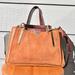 Coach Bags | Coach Dreamer 21 Color Block - Suede And Glove Tanned Leather | Color: Gray/Orange | Size: Os