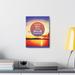 Latitude Run® Future Self Will Thank You - Wrapped Canvas Textual Art Canvas in Indigo/Red/Yellow | 16 H x 12 W x 1.25 D in | Wayfair