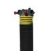 Garage Door Torsion Spring (207 x 1.75 x 31) | Left Hand Wound Replacement (Right Side) (Cone Color: Black)