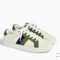 J. Crew Shoes | J.Cree Shearling Sneakers | Color: Green/White | Size: Various