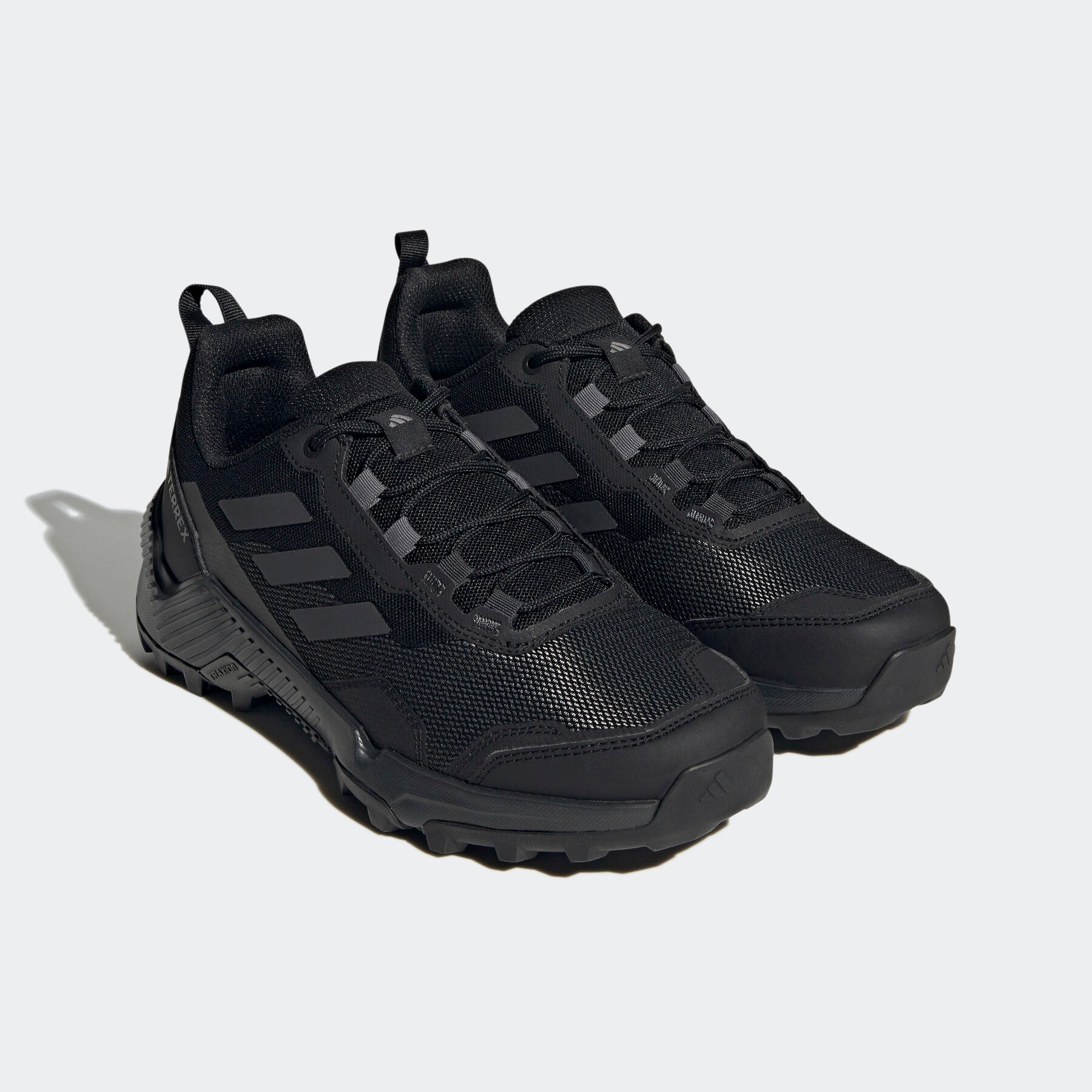 Wanderschuh ADIDAS TERREX "EASTRAIL 2.0", Damen, Gr. 40, schwarz (core schwarz, carbon, grau four), Synthetik, Textil, Schuhe Wanderschuh