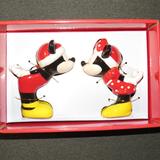 Disney Holiday | Disney Mickey & Minnie Christmas Salt & Pepper Shaker Set, Nwt | Color: Red/White | Size: Os