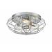 510-3C-PC-LED-Innovations Lighting-Muselet - 10.5W 3 LED Flush Mount In Traditional Style-6.5 Inches Tall and 15 Inches Wide Polished Chrome