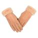 Women s Riding And Driving Gloves In Winter Thickened Warm Suede Gloves In Winter Long Kitchen Gloves Medium One Size Gloves Reusable Silicone Gloves Long One Time Gloves Lay Text Gloves Gloves to
