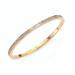 Michael Kors Jewelry | Michael Kors Gold-Tone Brilliance Crystal Hinged Bracelet | Color: Gold | Size: Os