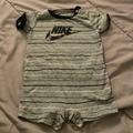 Nike One Pieces | Baby Nike One Piece. Baby Clothes. | Color: Black/Gray | Size: 6mb