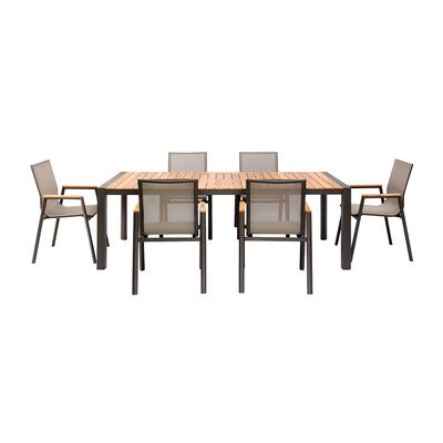 Aviana Outdoor Dining Set Taupe