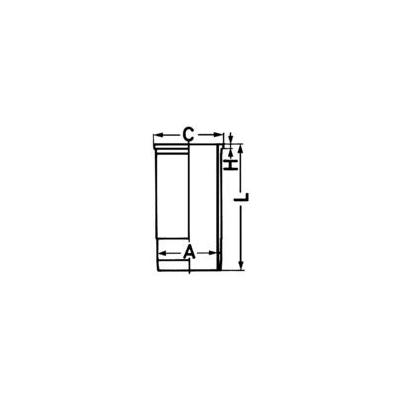 KOLBENSCHMIDT Zylinderlaufbuchse Universal 144,5mm für MAN 51.01201-0419 51.01201-0420 51.01201-0444 89869110 Image