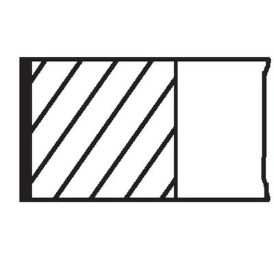 MAHLE Kolbenringsatz Universal 101 97 N0 Image