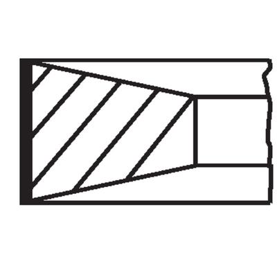 MAHLE Kolbenringsatz Universal für MAN 51025030754 51025030766 51025030755 227 33 N0 Image