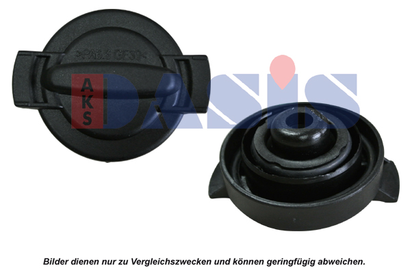 AKS DASIS Verschlussdeckel, Kühlmittelbehälter Universal schwarz für MERCEDES-BENZ 9705010065 9705010165 A9705010165 750099N Image