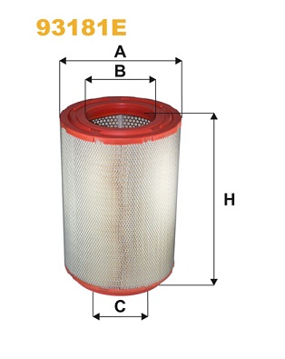 WIX FILTERS Luftfilter Universal 309mm 93181E Image