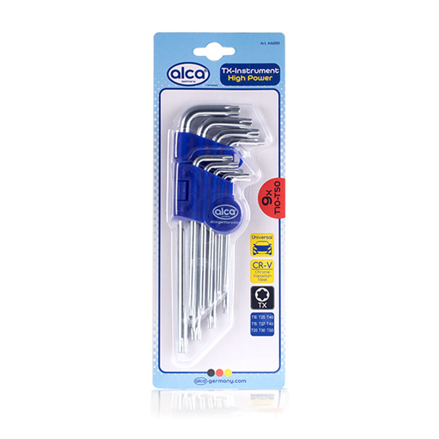 ALCA Innen-Torx-Schlüssel High-Power (9-tlg.) 446000 Schraubenschlüssel-Satz Image