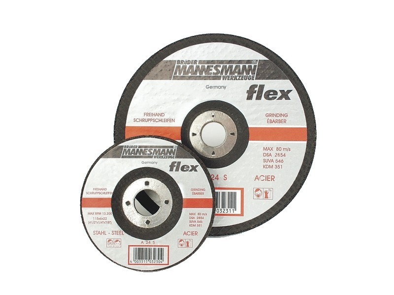 MANNESMANN Metall Schruppscheibe Schleifscheibe, Winkelschleifer M 1223-M-115 Image