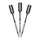 Viper Sinister Grooved Barrel 18g Tungsten Soft Tip Darts, Aluminum