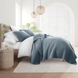 Becky Cameron All Season 3 Piece Stripe Stitch Quilt Set with Shams