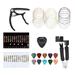 18PCS Guitar Strings Kit Acoustic Guitar Changing Tool Acoustic Strings Guitar Picks Capo Scale Stickers Picks Holder