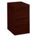 Mobile Pedestal- File-File- 15-.75in.x22-.75in.x28in.- Mahogany