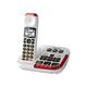 Panasonic KX-TGM420W Amplified Cordless DECT 6.0 Phone|Voice Booster Up-To 100 dB|Answering Machine|Silver