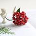 1PC Artificial Berries Decor Simulation Flowers Lifelike Berries with Stems Fake Fruit Berries for Wedding DIY Bridal Bouquet Home Kitchen Party Decoration(3.14*9.84in)