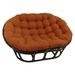 Blazing Needles 93304-MS-SP 65 x 48 in. Solid Microsuede Double Papasan Cushion Spice