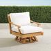 Cassara Swivel Lounge Chair with Cushions - Colome Tile Indigo - Frontgate