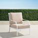 Grayson Lounge Chair with Cushions in White Finish - Colome Tile Indigo - Frontgate