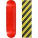 Skateboard Deck Pro 7-Ply Canadian Maple STAINED RED With Griptape 7.5 - 8.5