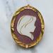 Disney Jewelry | Glitter Rapunzel From Tangled Silhouette Cameo Disney Pin | Color: Gold/Purple | Size: Os
