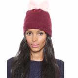 Kate Spade Accessories | Kate Spade All The Trimmings Colorblock Beanie Hat | Color: Pink/Red | Size: Os
