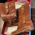 Coach Shoes | Coach Riding Boot Weslyn Brown Size 8 Gossip Girl | Color: Brown | Size: 8