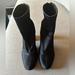 Jessica Simpson Shoes | Jessica Simpson Satin Black Block Heel Round Toe Booties 7.5 | Color: Black | Size: 7.5