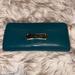 Michael Kors Bags | Michael Kors Green Soft Pebbled Leather Full Zip Wallet Euc | Color: Gold/Green | Size: Os