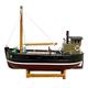 Detailed wooden ASSEMBLED DISPLAY MODEL CLYDE PUFFER |Ready for display | height 19cm width 21cm