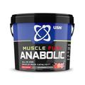 USN Muscle Fuel Anabolic Strawberry All-in-one Protein Powder Shake (4kg): Workout-Boosting, for Gain - New Improved Formula