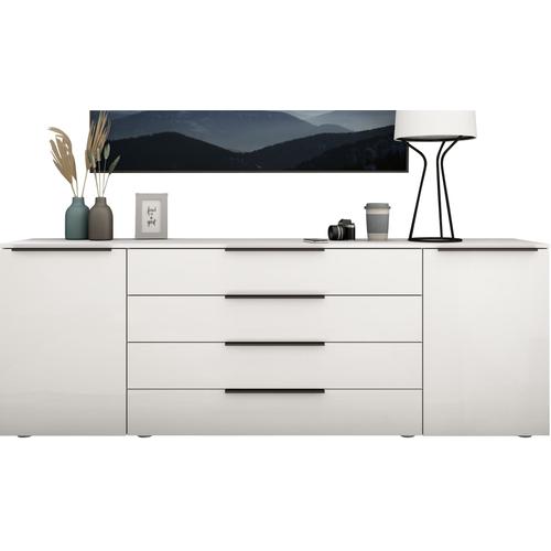 „Sideboard BORCHARDT MÖBEL „“Tom““ Sideboards Gr. B/H/T: 200 cm x 72 cm x 35 cm, weiß (weiß matt) Sideboards Breite 200 cm“