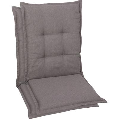 Sitzauflage GO-DE, grau (taupe), B:50cm T:108cm, Polyester, Polsterauflagen, für Mittellehner Image