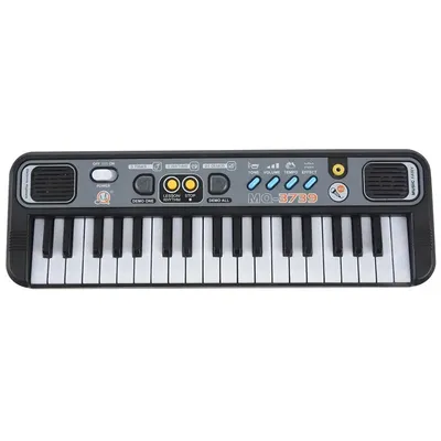 Mini piano électronique multifonctionnel avec microphone pour enfants portable 37 prédire musique