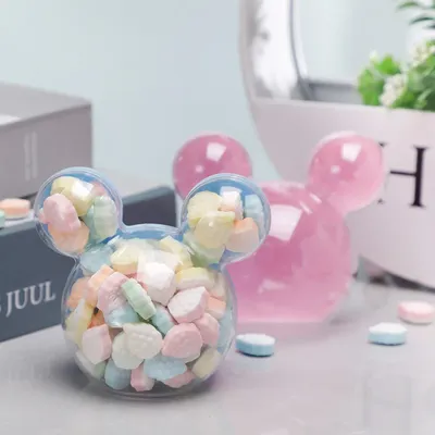 Disney tureMouse-Boîte à Bonbons en Plastique pour Enfants Décoration d'Anniversaire Cadeaux de