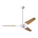 Modern Fan Company 52" Torsion Ceiling Fan w/ 17W LED Light in White | 7.2 H x 6.9 W x 6.9 D in | Wayfair TOR-GW-52-MP-271-004