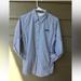 Columbia Tops | Columbia Pfg Super Tamiami Omni Shade Womens M Button Down Shirt Vented Snaps | Color: Blue/White | Size: M