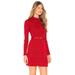 Free People Dresses | Free People French Girl Sweater Dress Red Sz L | Color: Red | Size: L