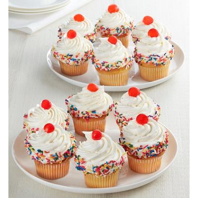 1-800-Flowers Food Delivery Jumbo Vanilla Cupcakes 12 Count | Happiness Delivered To Their Door