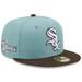 Men's New Era Light Blue/Brown Chicago White Sox 2005 World Series Beach Kiss 59FIFTY Fitted Hat