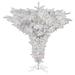 Vickerman Crystal Spruce Upside Down Artificial Christmas Tree in White | Wayfair A805676